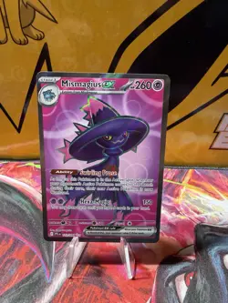 Pokemon TCG Mismagius EX Phantasmal Flames 112/094 NM - Image 1