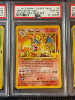 Celebrations trio PSA 10 SEQUENTIAL CERTS !!! Charizard 4 psa 10 Pokemon - Image 3
