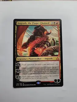 MTG - Angrath, the Flame-Chained Rivals of Ixalan Regular Mythic #152 - Image 1