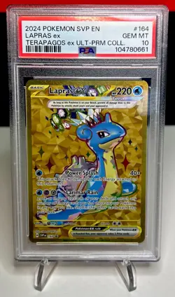 2024 POKEMON SVP ULTRA-PREMIUM COLLECTION PROMO #164 LAPRAS EX PSA 10 - Image 1