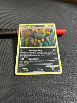 Umbreon 10/90 Holo Rare – HS Undaunted Cracked Ice Pokemon 2010 - Image 2
