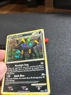 Umbreon 10/90 Holo Rare – HS Undaunted Cracked Ice Pokemon 2010 - Image 4