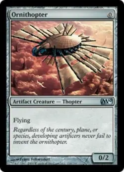 Ornithopter - Light Play MTG Magic 2010 Core Set - Image 1