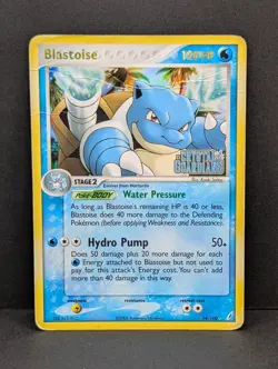 Blastoise 14/100 Crystal Guardians Reverse Holo Rare Pokemon TCG Nintendo HP - Image 1