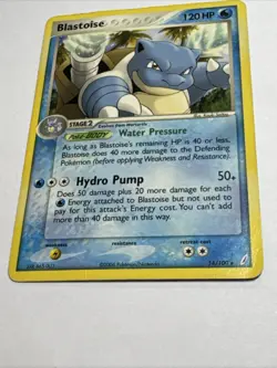 Blastoise 14/100 EX Crystal Guardians Regular Rare Pokemon - Image 3