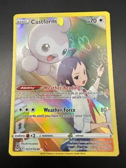 Pokemon TCG Castform Lost Origin TG11/TG30 Trainer Gallery - Image 1