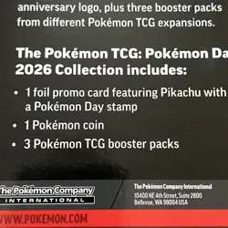 Pokemon TCG Pokemon Day 2026 Collection Box, LOT OF 2 - IN HAND BRAND NEW - Image 3