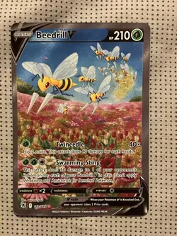 Pokemon Beedrill V (161/189) Swsh10: Astral Radiance Holo - Image 1