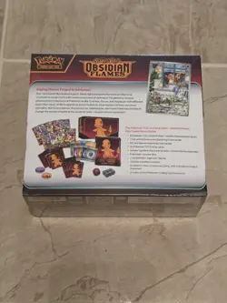 BRAND NEW SEALED Pokemon S&V Scarlet & Violet Obsidian Flames ETB Box NO TEARS - Image 3