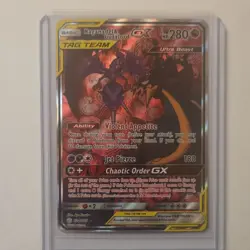 Pokemon Naganadel & Guzzlord GX 224/236 Cosmic Eclipse Ultra Rare Full Art Holo… - Image 1