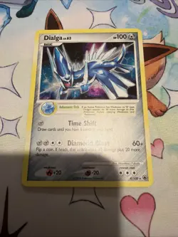 Pokemon Dialga 4/100 Holo Rare Majestic Dawn - Image 1