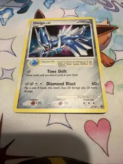 Pokemon Dialga 4/100 Holo Rare Majestic Dawn - Image 2