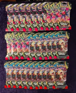 Lot of 30 - Pokemon TCG Mega Evolution: Perfect Order - Booster Pack Sleeves - Image 2