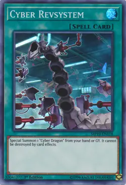 Yugioh! LP Cyber Revsystem - MP19-EN118 - Super Rare - 1st Edition Lightly Playe - Image 1