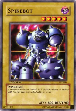Yugioh! Spikebot - PSV-081 - Common - 1st Edition Near Mint, English - Image 1