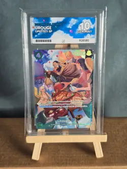 One Piece TCG Urouge OP07-021 SP Alt English - ACE 10 Perfect Subgrades - Image 1