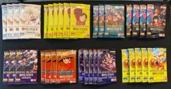 One Piece CCG - 34x Sealed Booster Card Pack OP05 OP07 08 09 OP10 OP13 OP14 OP15 - Image 1
