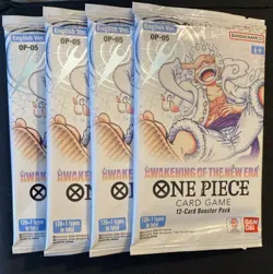 One Piece CCG - 34x Sealed Booster Card Pack OP05 OP07 08 09 OP10 OP13 OP14 OP15 - Image 2