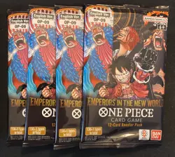 One Piece CCG - 34x Sealed Booster Card Pack OP05 OP07 08 09 OP10 OP13 OP14 OP15 - Image 5