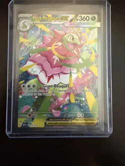 Mega Meganium EX Holo Rare Pokemon TCG Card 272/217 ASC HP 360 - Image 2
