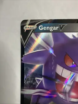 Gengar V 156/264 Fusion Strike Ultra Rare Holo Pokemon Card NM SWSH08 - Image 3