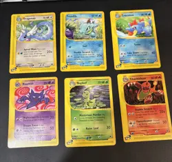 x6 E Reader Expedition Pokemon Cards LP NM - Image 1