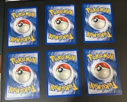 x6 E Reader Expedition Pokemon Cards LP NM - Image 2