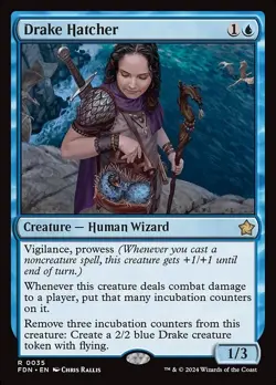 Drake Hatcher x1 1x Foundations NM MTG - Image 1