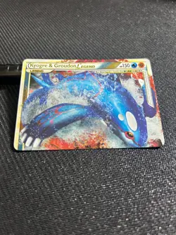 English Pokemon Kyogre & Groudon LEGEND Holo Card 87/90 - Image 2