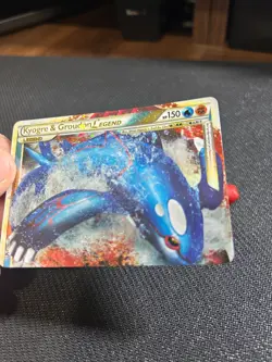 English Pokemon Kyogre & Groudon LEGEND Holo Card 87/90 - Image 4