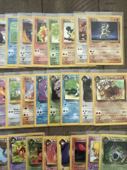Vintage Pokemon Team Rocket Lot Of 38 Cards Non Holos WOTC - Image 3