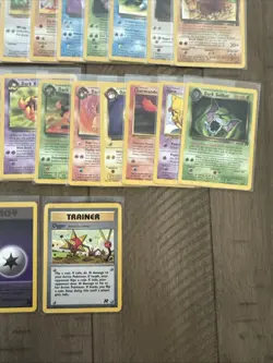 Vintage Pokemon Team Rocket Lot Of 38 Cards Non Holos WOTC - Image 5