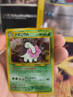 Pokemon Karte Card Meganie Meganium Neo Genesis 2000 Holo Wotc japanese Exc+ - Image 4