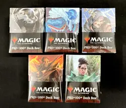 Ultra Pro Strixhaven: School of Mages 100+ Deck Box (Set Of 5) - New Sealed - Image 1