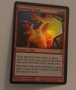 Runeflare Trap Foil LP MTG Zendikar Magic the Gathering - Image 1