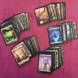 Basic Lands Magic Cards MTG Collection of Different Full Artworks Assortment WOW - Image 1