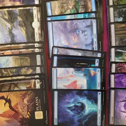 Basic Lands Magic Cards MTG Collection of Different Full Artworks Assortment WOW - Image 3
