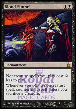 Blood Funnel 1x FOIL RAV MTG Ravnica Rare MINT black - Image 1