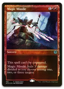 Magic Missile #401 (Foil) (NM) Forgotten Realms PPAFR Magic MTG - Image 1