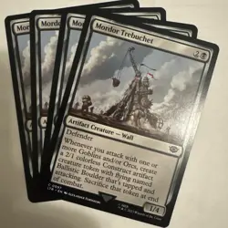 MORDOR TREBUCHET x4 mtg NM-M Lord of The Rings 4 Common Playset | LOTR - Image 1