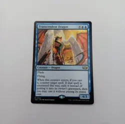 Transcendent Dragon MTG Rare Magic: The Gathering Tarkir: Dragonstorm Commander - Image 1