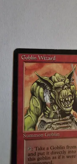 MTG Goblin Wizard The Dark Rare LP - Image 2