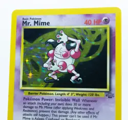 MR. MIME 6/64 (Exc) Holo Rare Jungle Set Unlimited 1999 - Pokemon Card WOTC - Image 2