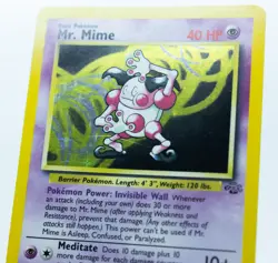 MR. MIME 6/64 (Exc) Holo Rare Jungle Set Unlimited 1999 - Pokemon Card WOTC - Image 4