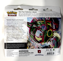 Pokemon Sword & Shield Evolving Skies 3 Pack Blister Umbreon Holo Sealed - Image 2
