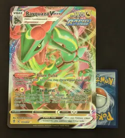 Rayquaza VMAX 111/203 JUMBO LP PROMO OVERSIZED Pokemon SWSH07: Evolving Skies - Image 1