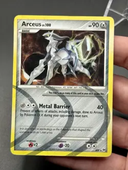 Pokemon TCG Arceus AR9 Holo Rare Promo Vintage Heavily Played - Image 1