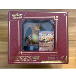 Pokemon Charizard EX Super-Premium Collection Box Promo Card Booster Collectors - Image 1