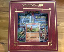 Pokemon Charizard EX Super-Premium Collection Box Promo Card Booster Collectors - Image 4