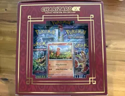 Pokemon Charizard EX Super-Premium Collection Box Promo Card Booster Collectors - Image 5